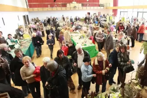 Viel los beim letzten Ostereiermarkt. 