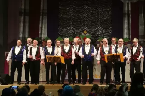 Darf in Rammelsbach natürlich nicht fehlen: der Wackepicker-Chor. 