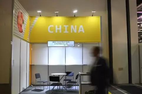 Zur Messe „Fruit Logistica“, die gerade in Berlin stattfand, waren einige Aussteller aus China nicht angereist. 