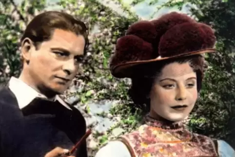 Sonja Ziemann mit Rudolf Prack in „Schwarzwaldmädel“ aus dem Jahr 1950. 
