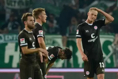 Zweiter Spieltag in der 2. Bundesliga: Christopher Buchmann, Marc Hornschuh, Jan-Philipp Kalla and Niklas Hoffmann (von links) s