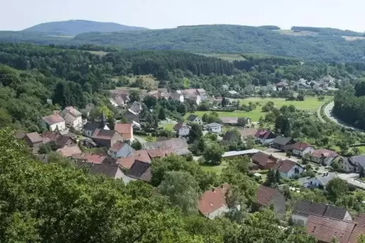 Die Gemeinde Niederalben.