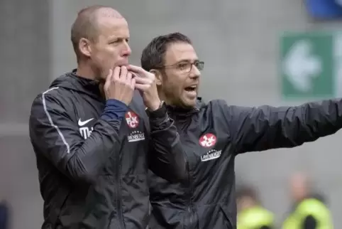 Sie führen die FCK-Profis: Kevin McKenna (links) und Boris Schommers.