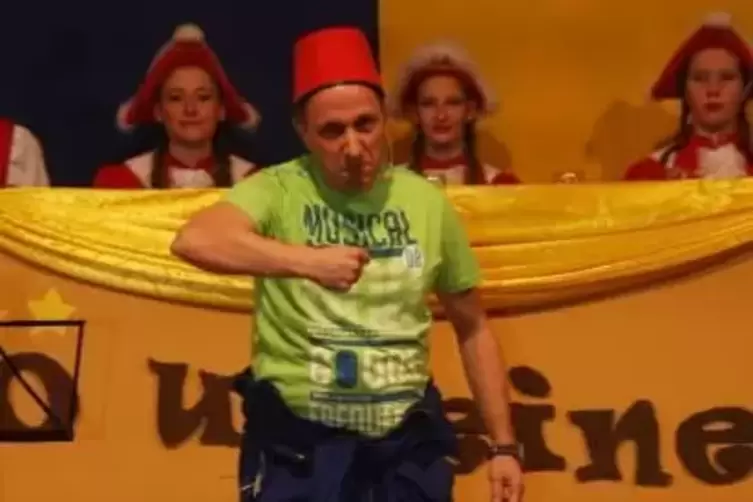 Gestenreich: Matthias Uhl alias Antonio. 