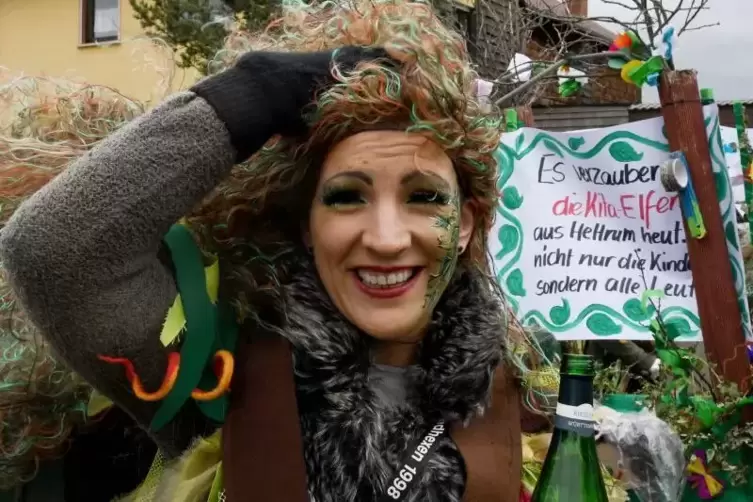 Eine Kita-Elfe. 