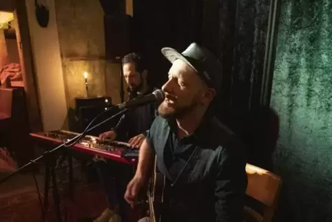 Kaiserslautern, Salon Schmitt, „Kupfer“, Nick Flade und Stefan Weyerer.