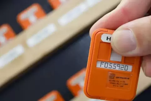 Dosimeter zur Messung der Strahlenbelastung.