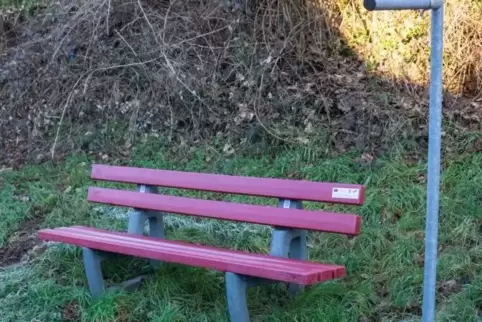 Zumeist bleibt sie verwaist: die Mitfahrerbank in der Weißenburger Straße in Hauenstein. 