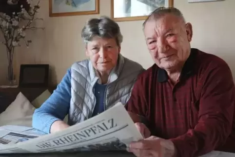 Vor 64 Jahren half Günter Steiner Christa bei einem Plattfuß an ihrem Fahrrad. Dabei funkte es zwischen den beiden. 
