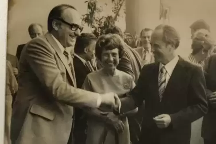Beigeordneter Karl-Horst Tischbein und Werner Ludwig.