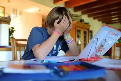Für manche Schüler eine Öuälerei: Hausaufgaben.