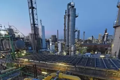 Ein Blick ins Ludwigshafener Stammwerk der BASF.