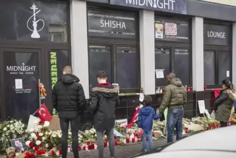 Eine Shisha-Bar am Hanauer Heumarkt war am 19. Februar das Ziel eines mutmaßlich rassistischen Anschlags, den ein 43 Jahre alter