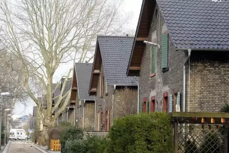 Die H&auml;user der BASF-Kolonie wurden ab 1872 errichtet.