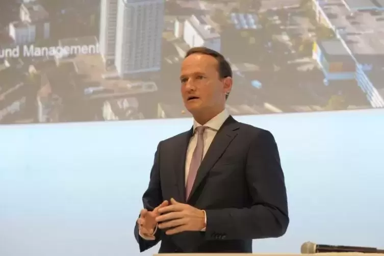 BASF-Werksleiter Uwe Liebelt. 
