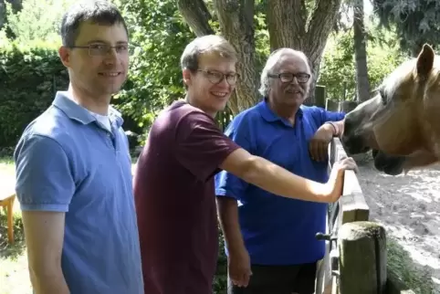 Führende Köpfe der Grünen in Frankenthal (von links): Kreisvorsitzender Eric Tschöp, Konstantin Werner und Fraktionschef Gerhard