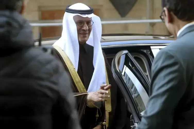 Prinz Abdelasis bin Salman al-Saud, Energieminister von Saudi-Arabien, kommt zur Konferenz der Organisation erdölexportierender 
