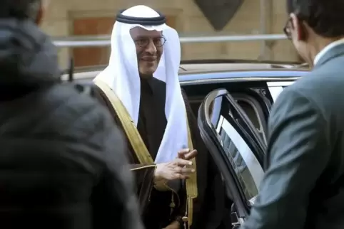 Prinz Abdelasis bin Salman al-Saud, Energieminister von Saudi-Arabien, kommt zur Konferenz der Organisation erdölexportierender 