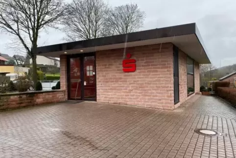 Die überfallene Filiale in Erlenbach.