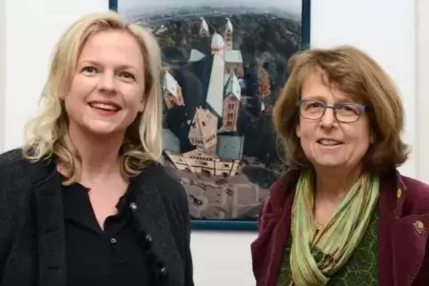 Kandidatinnen: Sandra Selg (links) und Irmgard Münch-Weinmann wollen Beigeordnete werden.