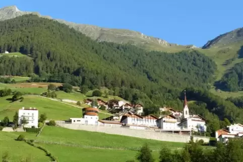 Liegt in einem Seitental des Südtiroler Vinschgaus: das Dorf Martell. Es ist Teil des Martelltals, mit dem der Rhein-Pfalz-Kreis