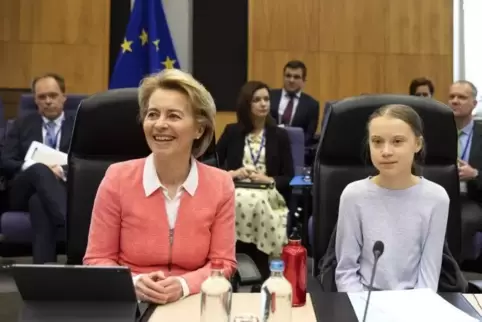 Anfang März lud EU-Kommissionspräsidentin Ursula von der Leyen die schwedische Aktivistin Greta Thunberg zur Vorstellung ihrer K