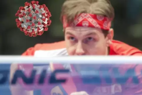 Unser Symbolbild zeigt: Auch im Tischtennis spielt das Coronavirus mit. 
