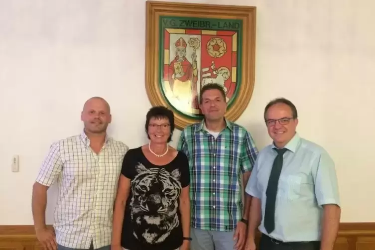 Die Verbandsgemeindespitze im Juni 2019 (von links): die Beigeordneten Thomas Hohn (FDP), Doris Schindler (SPD) und Bernd Hofer 
