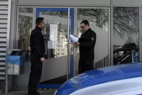 Das Ordnungsamt kontrolliert in Frankenthal.