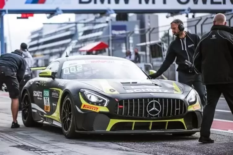  Der &bdquo;kleine&ldquo; Mercedes-AMG soll wieder in der Serie GT4 Germany zum Einsatz kommen ...