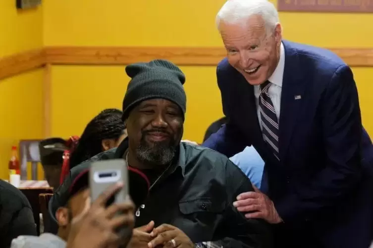 Ziemlich beste Freunde: Joe Biden kann auf die Unterstützung der Afroamerikaner setzen.