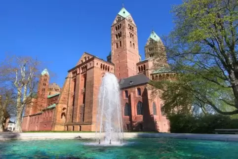 Der Speyerer Dom. 