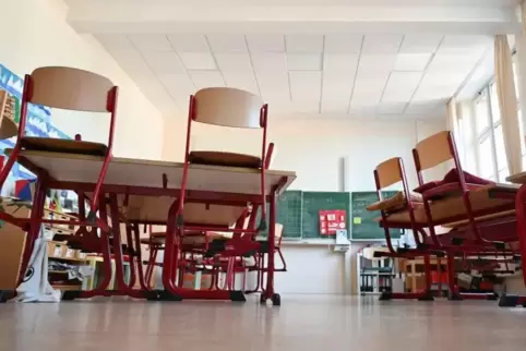 Die meisten Klassenräume sind derzeit verwaist. 