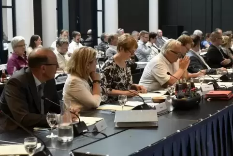 Ein Bild aus der Zeit vor Corona: Der Stadtrat bei seiner konstituierenden Sitzung nach den Kommunalwahlen im Mai 2019.