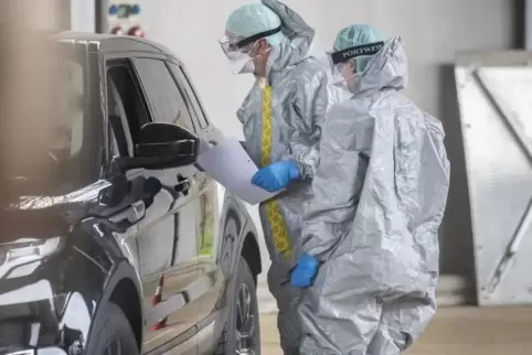 Seit einer Woche ist ein Coronavirus-Testzentrum am Start.