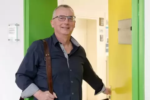 Die Abschiedsfeier musste wegen der Corona-Krise ausfallen: Klaus Krebs sagt Tschüss.