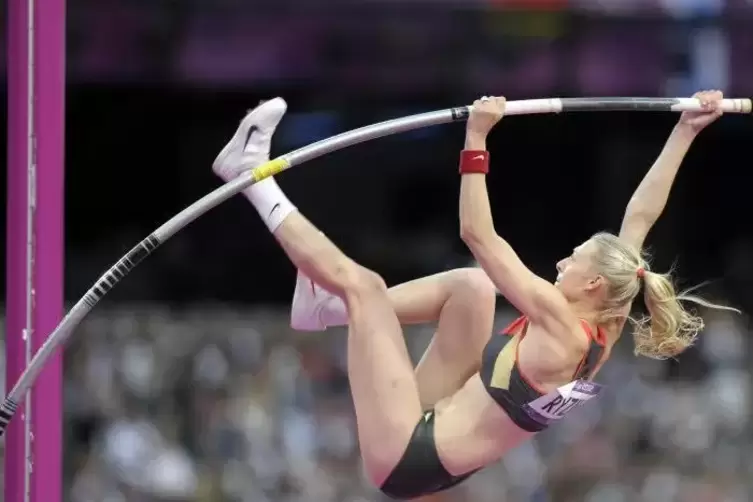  Bei den Olympischen Spielen 2012 in London (im Bild) wurde Lisa Ryzih mit 4,45 Meter Sechste.