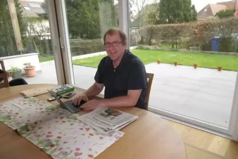 In Quarantäne: Derzeit arbeitet der mit dem Coronavirus infizierte Wachenheimer Bürgermeister Torsten Bechtel von zu Hause. 
