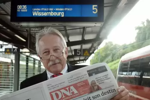 Werner Schreiner, Verkehrs-Experte und rheinland-pfälzischer Beauftragte für grenzüberschreitende Beziehungen, hofft, dass bald 
