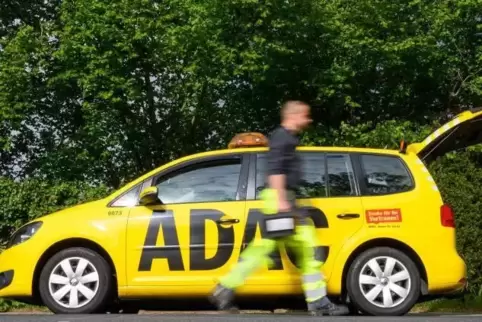 Gelber Engel im Einsatz.