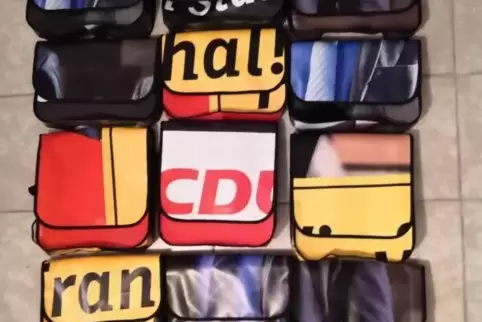 Bunt: das christdemokratische Taschensortiment.