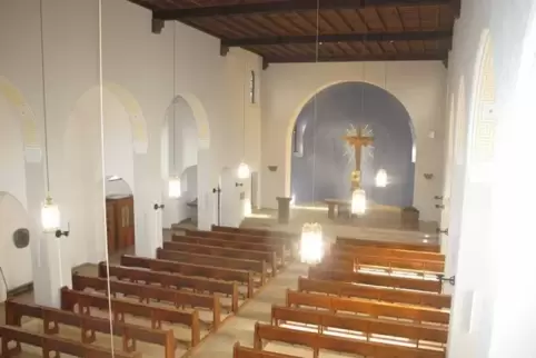 Die Vinninger Kirche St. Sebastian erstrahlt in neuem Glanz. Wann das gefeiert wird, steht noch nicht fest. 