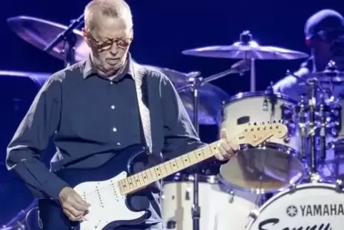„Gitarrengott“ Eric Clapton bei einem Konzert in Köln 2018.