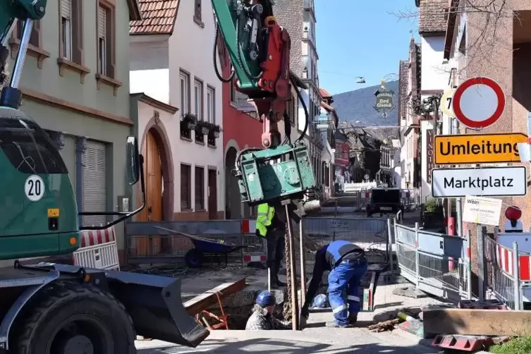 Maikammer: Marktstra&szlig;en-Ausbau ist von Corona nicht betroffen.