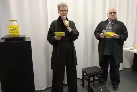 Aufforderung zum Mitdenken: Constanze und Norbert Illig.