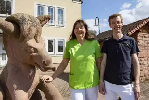 Lassen sich in Erfenbach nieder: Anja und Michael Bergdolt .