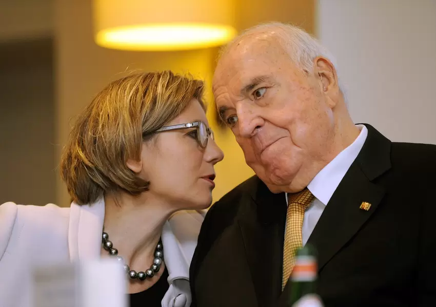 Helmut Kohl mit seiner zweiten Frau Maike Richter-Kohl.
