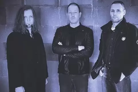 Nachtgreif sind (von liks): Bernd Basmer, Frontman Thorsten Fries und Schlagzeuger Arndt Hebel. 