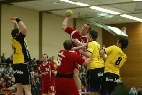Volker Herle in einem seiner letzten Spiele für den TV Offenbach. 