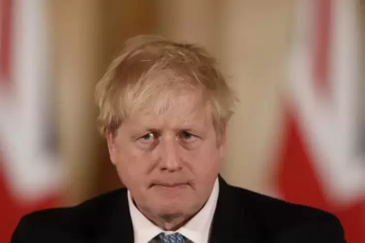 An Covid-19 erkrankt und auf der Intensivstation: Boris Johnson. 